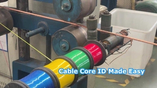 Kernidentificatie van multicore XLPE-geïsoleerde kabel