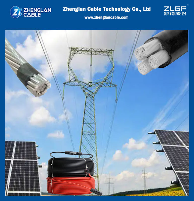 Inleiding aan het gebruik van kabels en materialen in zonne photovoltaic krachtcentrales algemeen worden gebruikt die