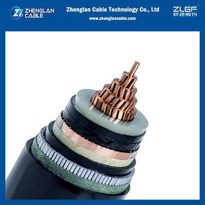 30KV Middenspanningskabel XLPE/PVC isolatie SWA/STP armour1x25mm2 Single Core MV Koper