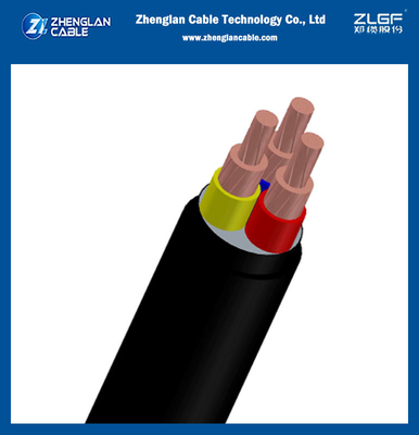 0.6/1KV laagspanningskoper Xlpe geïsoleerde PVC-kabels 3Core voor IEC 60228, IEC 60502-1 (CU/XLPE/PVC)