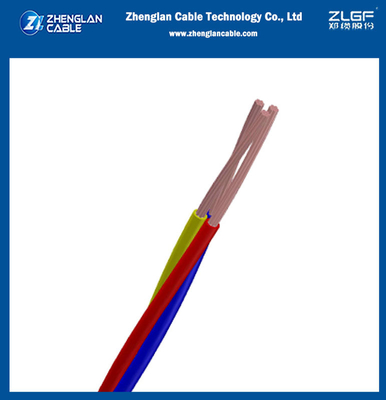 0.6/1KV laagspanningskoper PVC-geïsoleerde triplex (CV) stroomkabels 3 kern voor IEC 60228; IEC 60227 ((CU/PVC)