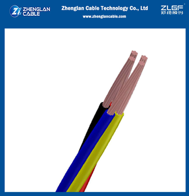 0.6/1KV laagspanningskoper PVC-geïsoleerde stroomkabels 4Core Quadruplex (CV) voor IEC 60228; IEC 60227 ((CU/PVC)