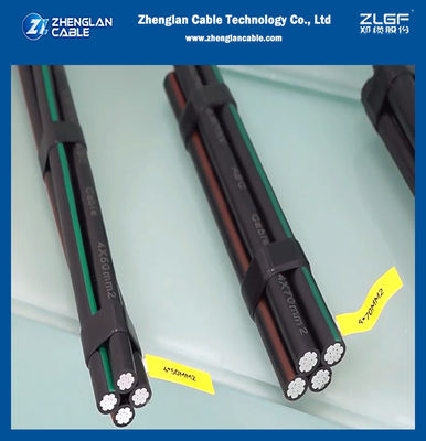 Fase cirkelvormige gestreepte afgeronde gecompacteerde aluminium kabels voor elektriciteitsoverdracht