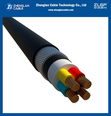 0.6/1kv LV laagspanning SWA pantserde ondergrondse kabel 4x95mm2 CU/XLPE/PVC/SWA/PVC IEC60520-1