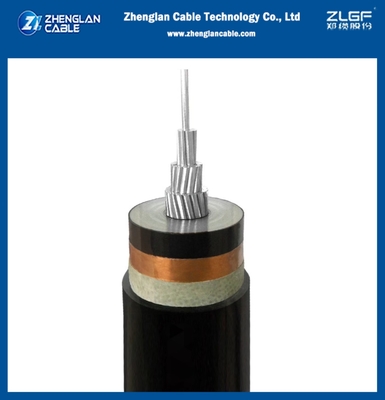 21/35kV Middenspanningsstroomkabel Onverzorgd aluminiumkabel 1x185mm2 AL/SC/XLPE/SC/CTS/PVC IEC 60502-2
