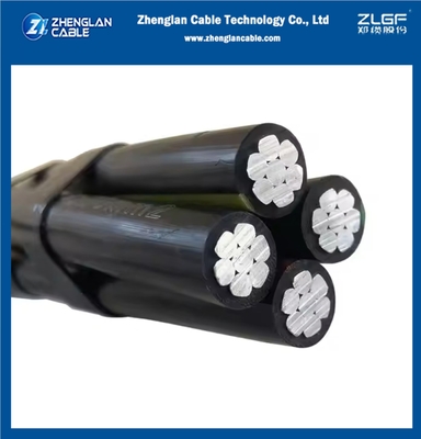 0.6/1kv Overhead geïsoleerde kabel AAC/XLPE+AAAC/XLPE 3Cx50+1x50sqmm ABC-kabel