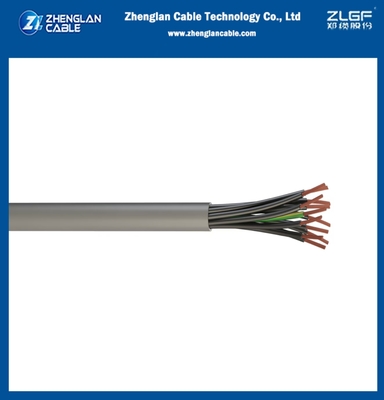 Besturingskabel 10x4mm2 600/1kv Flexible Copper Conductor PVC Geïsoleerd En Schildenkabel Onbeschermd