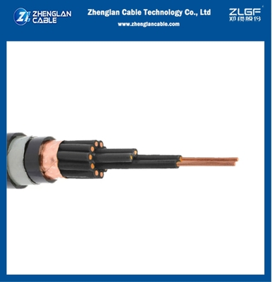 Elektrische besturingskabel 0,6/1kV 12X2,5 mm2 Koperkern PVC geïsoleerd PVC bekleed met koperen band