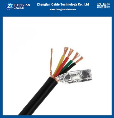 Elektrische besturingskabel 0,6/1kV Koperkern PVC geïsoleerd PVC omhulde met aluminium plastic composietband Besturingskabel