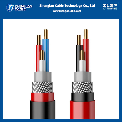 0.6/1kv SWA pantserkabel Cu/pvc/pvc/swa/pvc 3x6mm2 IEC60502-1 / IEC60228