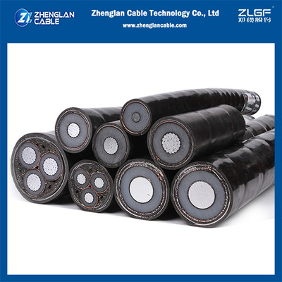 12/20KV XLPE Geïsoleerde CWS afgeschermde MV Power Cable NA2XSY 1core 1x300/25mm2 IEC60502-2