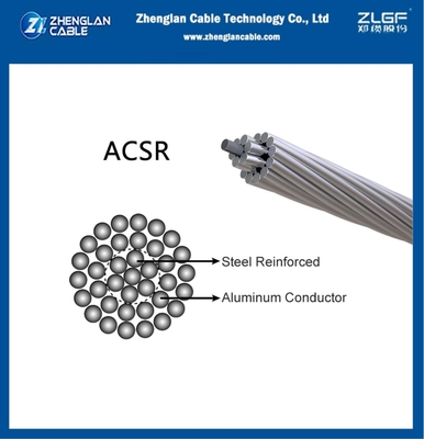ACSR Bare Conductor Aluminium geleider staal versterkt 120/20mm2 AL26/2.44 ST7/1.90 BS215
