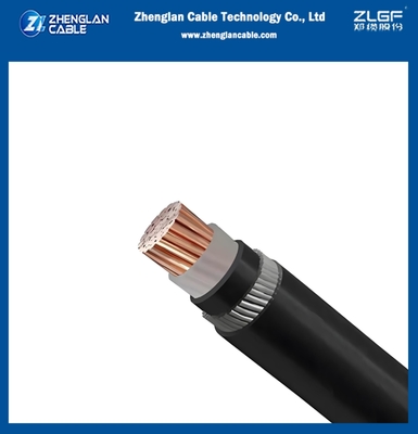 Laagspanningsstroomkabel Aluminiumdraad Armour CU/XLPE/PVC/AWA/PVC 0.6/1KV 1x300mm2 IEC60502-1