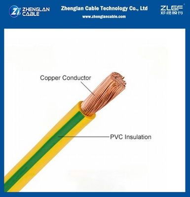Gebouwdraad CU/PVC Klasse 5 450/750V 1.5mm2 Flexible Cable Koperen geleider PVC Geïsoleerd IEC60227
