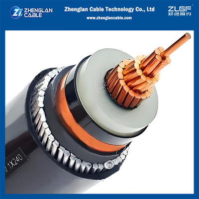 12/20KV CU/SC/XLPE/SC/CTS/AWA/PVC 1x150mm2 Single core Medinum Voltage Armored Power Cable