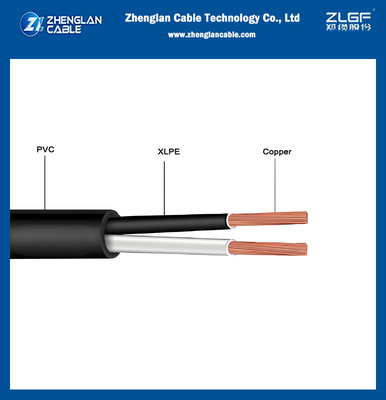 0.6/1kV XLPE geïsoleerde PVC mantel 1~5 aders RV-K flexibele elektrische draadkabel van koper
