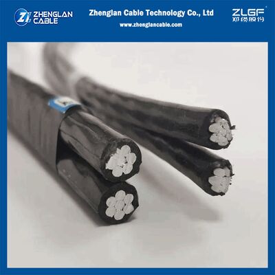 2x16mm2 0,6/1KV XLPE Geïsoleerde Overhead Bundled Cable Aerial Bundled Cable NFC 33-209