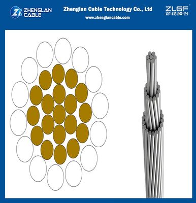 Hoogspanningstransmissielijn Hoogwaardige 500MCM ACAR-geleider ASTM B524B524M-normen