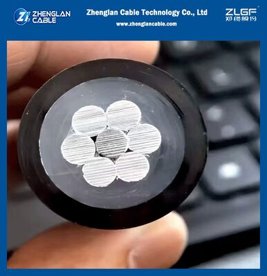 Cable Marking Emboss Neutral Messenger Conductor Non compacted or Compacted All Aluminum Alloy Conductor AAAC Tree Wire Covered Cable SAC Cable Aerial Insulated Cable