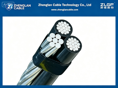 0.6/1kV AAC/XLPE+AAC/XLPE+AAAC 2X2+2AWG Triplex Overhead Service Drop Cable