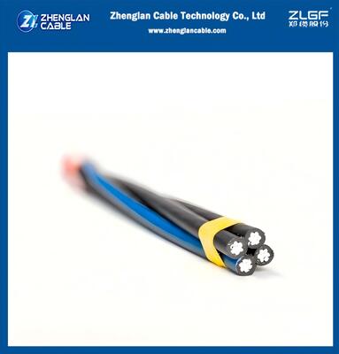 1kv overhead bundled power cable 3×95+50mm2 AAC/AAAC XLPE Geïsoleerde overhead-stroomdistributiekabel voor zware gebruikten