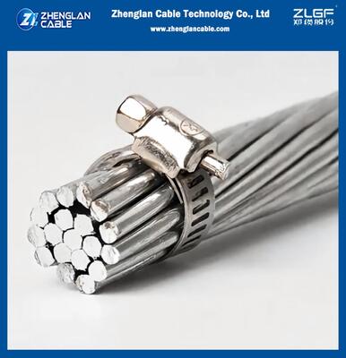 1/0 AWG ACSR RAVEN Bare Overhead Conductor AL: 6/3.37 ST: 1/3.37 met staal versterkte aluminium overheadconductor