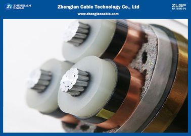 8.7/10KV middelgroot Voltage 3 Geïsoleerde Kabel van de Kern de Gepantserde Macht met XLPE (AL/CU/XLPE/LSZH/DSTA)
