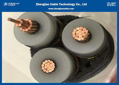 Nominale Sectie: 25~400mm ² 3.6/6KV 3C MV Machtskabel, (Unarmoured) (CU/XLPE/LSZH/NYY/N2XY))