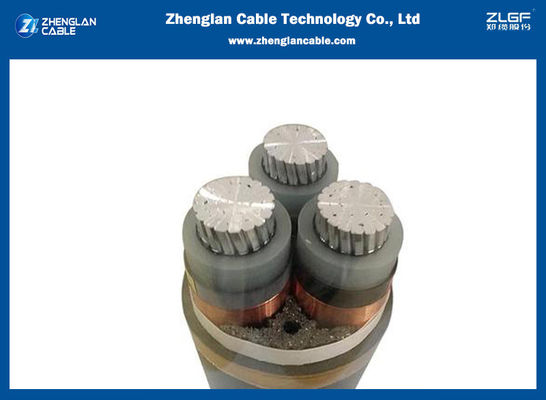 Al Xlpe Cws Pvc 18/30(36) Kv 3Cx95sqmm Middelgrote Kabels van de Voltagemacht
