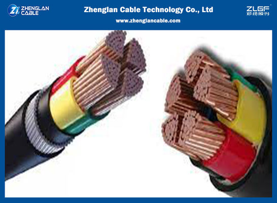 Van de het Lage Voltagemacht van 0.6/1KV CU/XLPE/PVC/SWA/PVC de Kabel4x70sqmm ISO 9001:2015