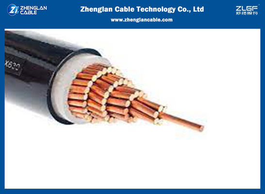 0.6/1KV LV 1C voedingskabel (ongewapend) CU/AL PVC/XLPE geïsoleerde kabel volgens IEC 60502 (CU/XLPE/LSZH/DSTA/NYBY/N2XBY
