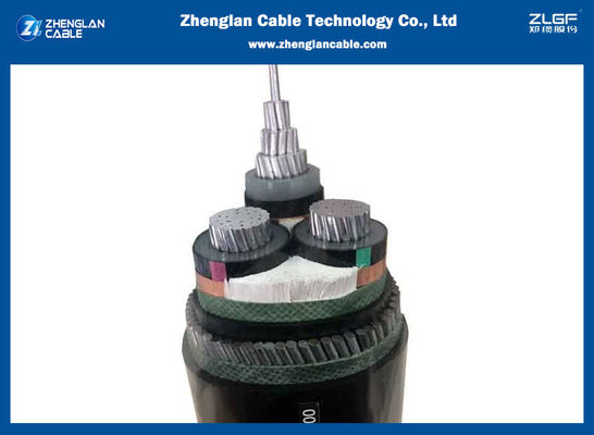 van het het Aluminium Middelgrote Voltage van 12.7/22kv 3x95mm2 Gepantserde de Machtskabels BS 6622/BS 7835/IEC 60502