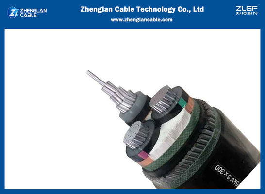MV van de het aluminium gepantserde kabel van SWA van 19/33kv 3x120mm2 Ondergrondse Kabel BS 6622/BS 7835/IEC 60502/VDE 0276