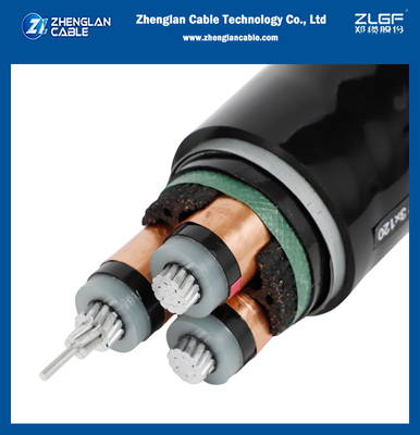 MV kiest van de Leiderpower cable armoured van het Drie Kernenaluminium CEI 60502/60228 uit